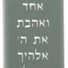 Stainless Steel Mezuzah Case with Shema Israel