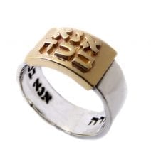 Sterling Silver & Gold Ana Bekoach Ring