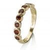 The Rose of Jericho Gold and Garnet Stone