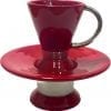 Mayim Achronim Set in Enamel and Aluminum Maroon