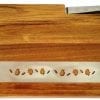 Wood Challah Board with Knife - Pomegranates