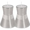 Silver Yair Emanuel Tea Light Candle Holder