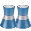 Blue and Silver Yair Emanuel Tea Light Candle Holder