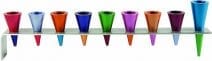 Yair Emanuel Colorful  Cones Menorah Hanukkah