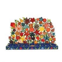 Yair Emanuel Flowers Large Menorah Hanukkah 
