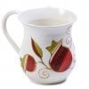 Washing Cup Netylat Yadaim Stripes Pomegranate