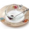 Honey Dish Set with Rainbow Pomegranates