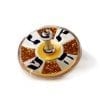 Contemporary Acrylic Dreidel Gold