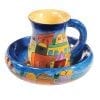 Yair Emanuel Wooden Mayim Achronim Set, Jerusalem