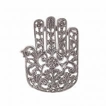 Aluminum Trivet Silver Oriental Hamsa Yair Emanuel