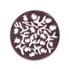Anodized Aluminum Trivet Pomegranates Red