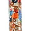 Jewish Yair Emanuel Hand Painted Colorful Glass Mezuzah Laser Cut Birds