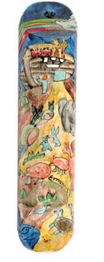 Wooden Mezuzah Noah's Ark 