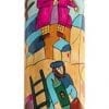 Yair Emanuel Wooden Mezuzah Jewish Theme