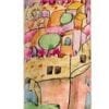 Wooden Mezuzah Holy Jerusalem