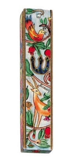 Yair Emanuel Wooden Mezuzah Paradise 