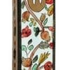 Wooden Mezuzah Doves and Pomegranates