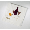 Matzah Cover Hand Painted Silk Applique Matzah and Wine by Galilee Silk