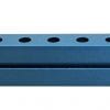 Menorah Hanukkah Aluminum - Turquoise with Silver