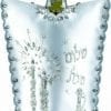 Wine Bottle Cover for Shabbat - Shabbat Blessing in Silver