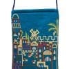 Turquoise Jerusalem Passport Bag By Yair Emanuel