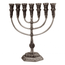 7-Branch-Menorah-Temple-Replica-137-Pewter-Jerusalem-Israel-Gift-162721610599