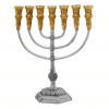 7-Branch-MenorahTemple-Replica-177-Silver-Gold-Plated-Jerusalem-Israel-Gift-152753486336