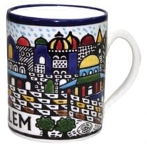 Armenian Ceramic Mug Jerusalem 