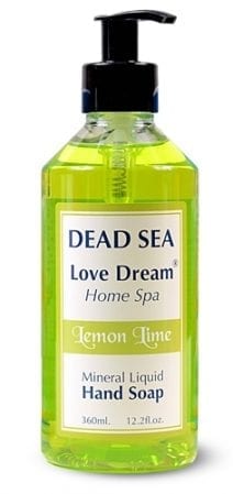Dead Sea Mineral Liquid Hand Soap - Lemon Lime -Collection Love Dream