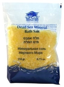 Dead Sea Mineral Perfumed Bath Salt in Yellow