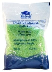 Dead Sea Mineral Perfumed Bath Salt in Green
