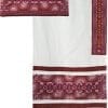 Yair Emanuel Tallit Set Pink Star of David & Rainbows Full Embroidery