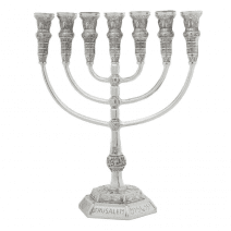7-Branch-Menorah-Temple-Replica-11-Silver-Jerusalem-Israel-Gift-152753473373