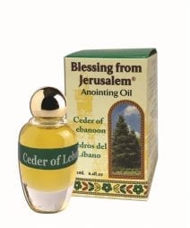 Cedar of Lebanon Anointing Oil - Blessing from Jerusalem (12 ml.)
