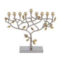 Pomegranate Tree Hanukkah Menorah