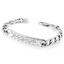 Jerusalem Blessing Stainless Steel Bracelet