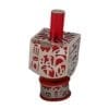Large Dreidel  Jerusalem - Red