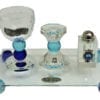 Havdalah Set Square Blue Crystals