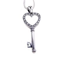 Key Open Heart Pendant
