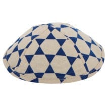Star of David Kippah 7.9"
