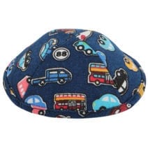 Cars & Busses Kippah for Children
