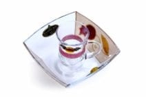 Mayim Achronim Set Burgundy Pomegranate