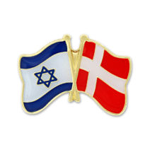 Denmark Israel Friendship Flags Lapel PIN