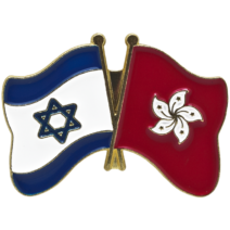 Hong Kong Friendship Flags Lapel PIN