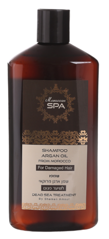 Dead Sea Shampoo with Argan Oil for Damaged Hair - Shemen Amour