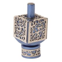 Medium Dreidel Pomegranates Blue
