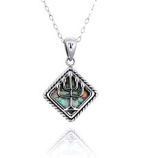 925 Silver Roman Glass 5 Branch Menorah