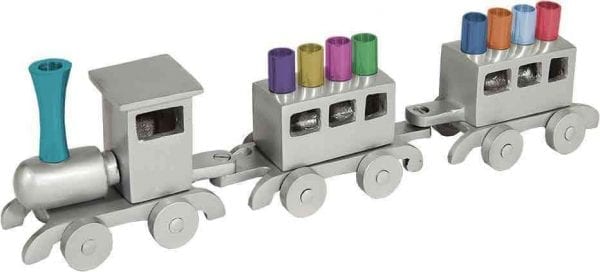 Judaica-Colorful-Train-Hanukkah-Menorah-by-Yair-Emanuel-152341919873