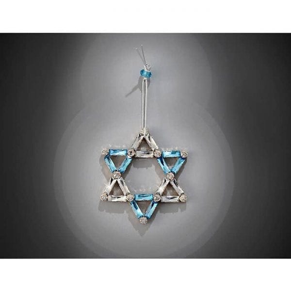 Judaica-White-Turquoise-Crystal-Star-of-David-Wall-Hanging-162723938343-2