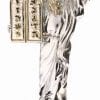 Moses with Ten Commandment Figurine, Silver 925 Electroformed -  Judaica